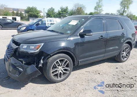 2019 Ford Explorer Sport from USA, damaged, VIN 1FM5K8GTXKGB33417